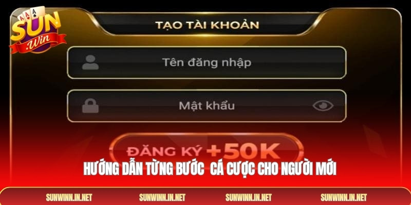 Hướng dẫn từng bước cá cược cho người mới